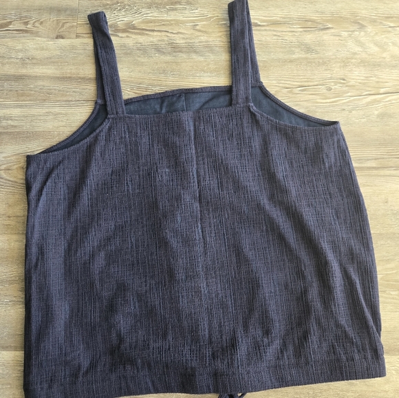 LOFT Outlet Navy Button-Front Tank • NWT • Size XL 💙 - Picture 5 of 8